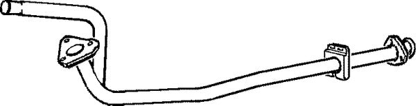 Klarius VW185M - Twin Front Pipe  - Fits Volkswagen LT 2.4