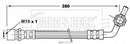 Borg & Beck Brake Hose Part No -BBH7233