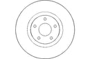Disctech Brake Disc - Fits Nissan, Suzuki - ABD2314 - Front Axle