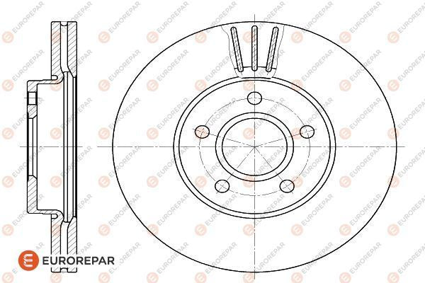 Eurorepar Brake Disc - 1618880180