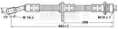 Borg & Beck Brake Hose Part No -BBH7018