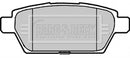 Borg & Beck Rear Brake Pad Set -BBP2239