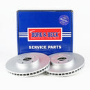 Borg & Beck Brake Disc Pair Part No -BBD4375