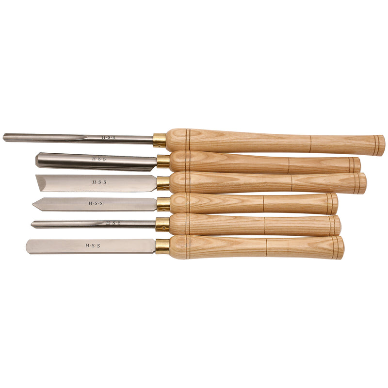 SIP 6pc Wood Lathe Chisel Set