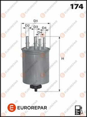 Eurorepar Fuel filter - 1643631280