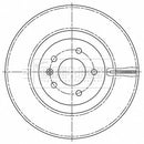 Borg & Beck Brake Disc Single Part No -BBD6191S