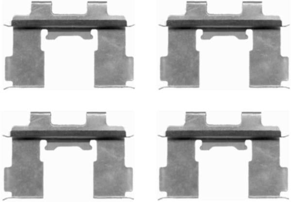 Textar Brake Pad Fitting Kit - 82510000