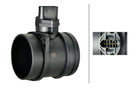 HELLA 8ET 358 166-561 Mass Air Flow Sensor - 5-pin connector - Pipe-neck