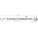 Borg & Beck Brake Hose Part No -BBH6881