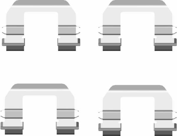 Textar Brake Pad Fitting Kit - 82072600