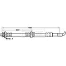 Borg & Beck Brake Hose Part No -BBH7081