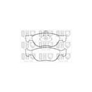Quinton Hazell Brake Pad Set - BP1382