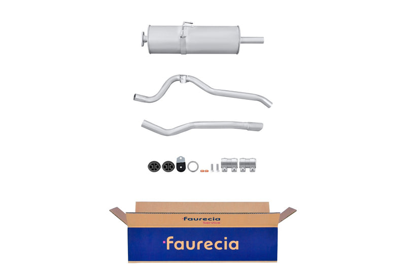 FAURECIA 8LD 366 036-741 Rear Muffler - Easy2Fit® Kit - fits VW MULTIVAN T5