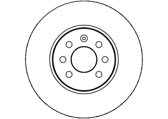 Disctech Brake Disc - Fits Audi, Opel - ABD2894 - Front Axle