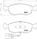 Mintex Brake Pad Set fits -Ford MDB1641 (also fits other vehicles)