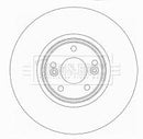 Borg & Beck Brake Disc Single Part No -BBD5929S