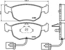 Mintex Brake Pad Set fits -Ford MDB2193 (also fits other vehicles)
