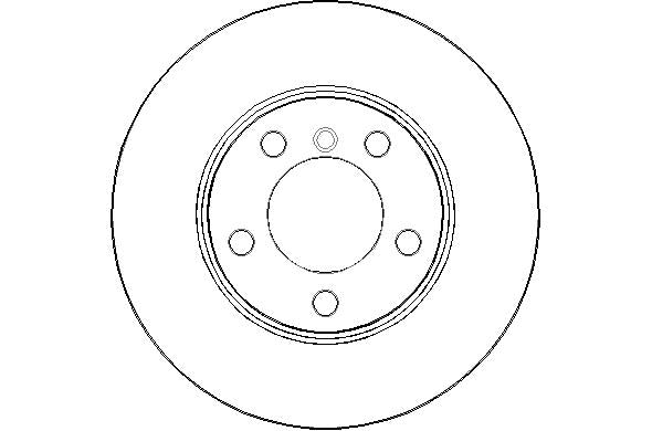 Disctech Brake Disc - Fits Mazda, Mini - ABD3163 - Front Axle