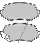 Borg & Beck Front Brake Pad Set -BBP2258