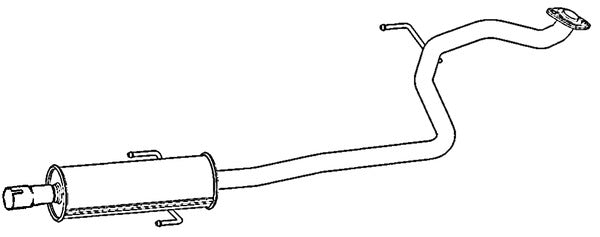 Klarius TY769G - Catalyst Repair Pipe  - Fits Toyota Yaris 1.33VVTi