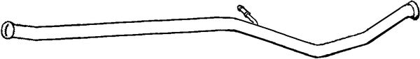 Klarius PG713A - Centre Pipe  - Fits Peugeot 206 SW 2.0HDi