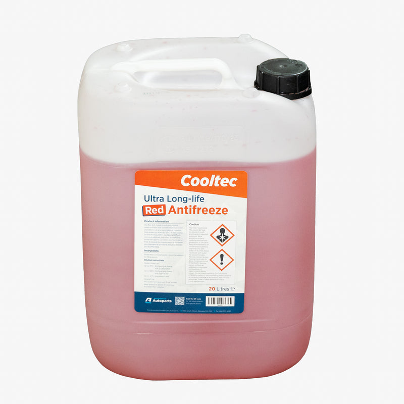 Cooltec Ultra Long-Life Red Antifreeze - 20L