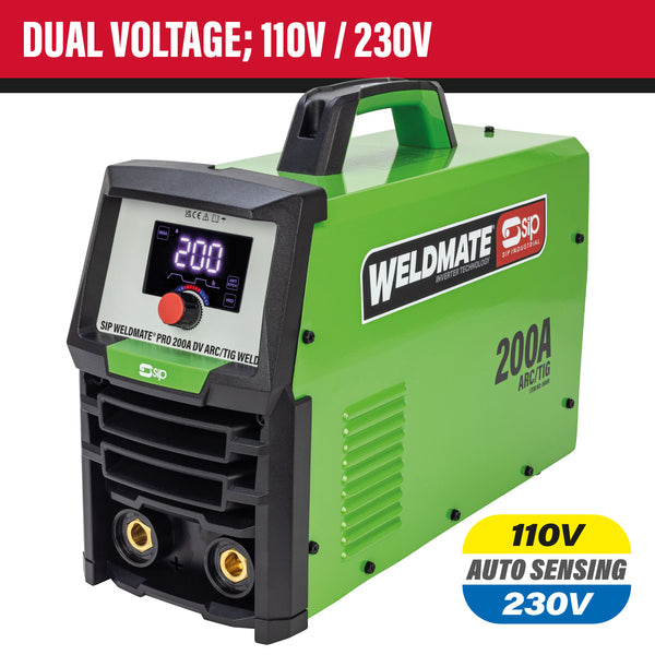 SIP WELDMATE® PRO 200A DV ARC/TIG Inverter Welder