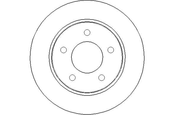 Disctech Brake Disc - Fits Kia, Mazda - ABD2971 - Rear Axle