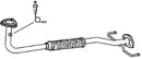 Klarius 301352 - Front Pipe For Cat  - Fits Ford Probe 2.0i
