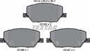 Textar Brake Pad Set - 2216501