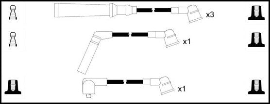 ElectroSpark Ignition Lead Set - OEK795