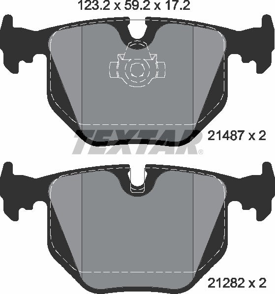 Alpina BMW Land Rover, Brake Pad Set - Textar 2148701