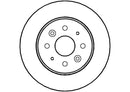Disctech Brake Disc - Fits Kia, Land rover - ABD2911 - Front Axle