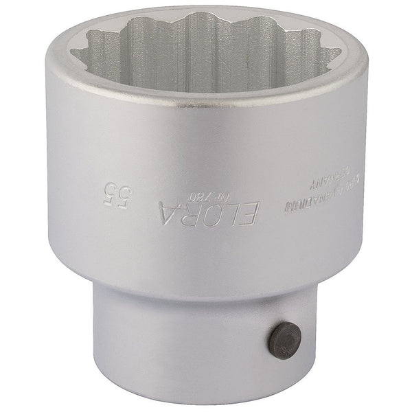 Elora Bi-Hexagon Socket, 1" Sq Dr, 55mm