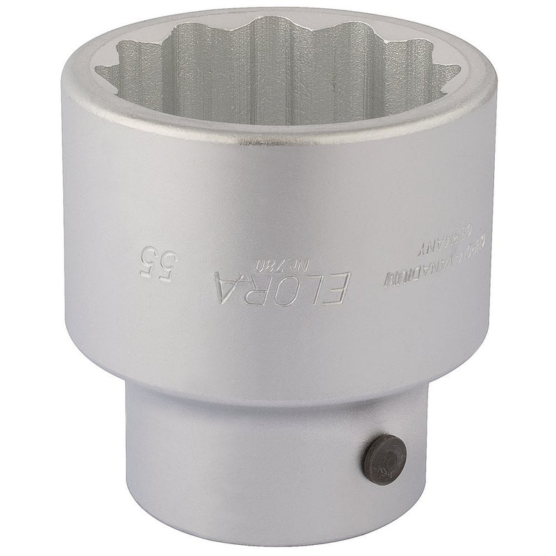 Elora Bi-Hexagon Socket, 1" Sq Dr, 55mm