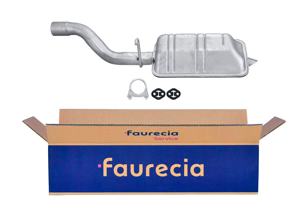 FAURECIA 8LD 366 034-361 Rear Muffler - Easy2Fit® Kit - fits RENAULT CLIO II