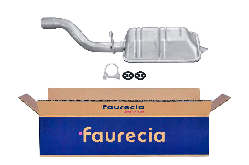 FAURECIA 8LD 366 034-361 Rear Muffler - Easy2Fit® Kit - fits RENAULT CLIO II
