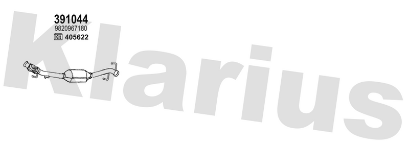 Klarius 391044 - Catalyst & Dpf Combined  - Fits Citroen Dispatch 2.0 DPF