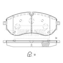 Borg & Beck Brake Pad Set -BBP2837