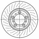 Borg & Beck Brake Disc Single Part No -BBD6063S