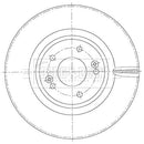 Borg & Beck Brake Disc Single Part No -BBD6112S