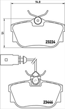 Brembo Brake Pad Set - P85046