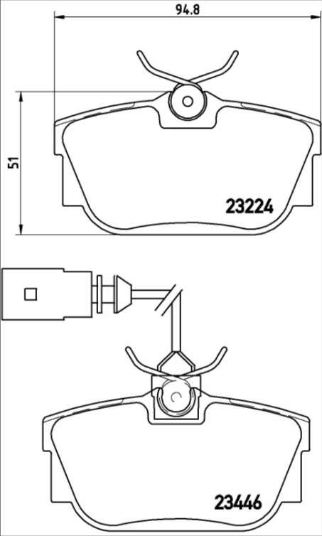 Brembo Brake Pad Set - P85046