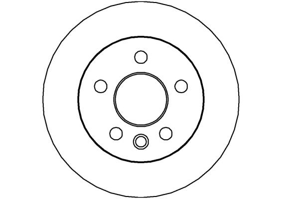 Disctech Brake Disc - Fits Vw - ABD3485 - Front Axle
