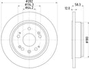 Mintex Brake Discs fits -Honda V241:4 MDC1568 (also fits other vehicles)
