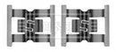 Borg & Beck Fitting Kit - Pads Part No -BBK1634