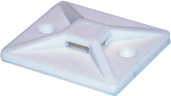 Cable Tie Bases - Plastic Self Adhesive  - 245228 x50
