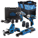 Draper 12V Drill 4 Pack+4batts&BAG - 91032