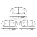 Borg & Beck Brake Pad Set -BBP2835