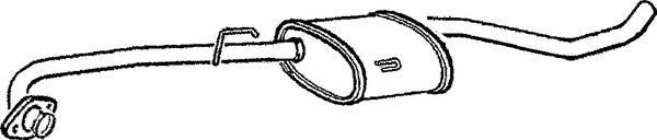 Klarius GM177Q - Box With Centre Pipe Left Hand